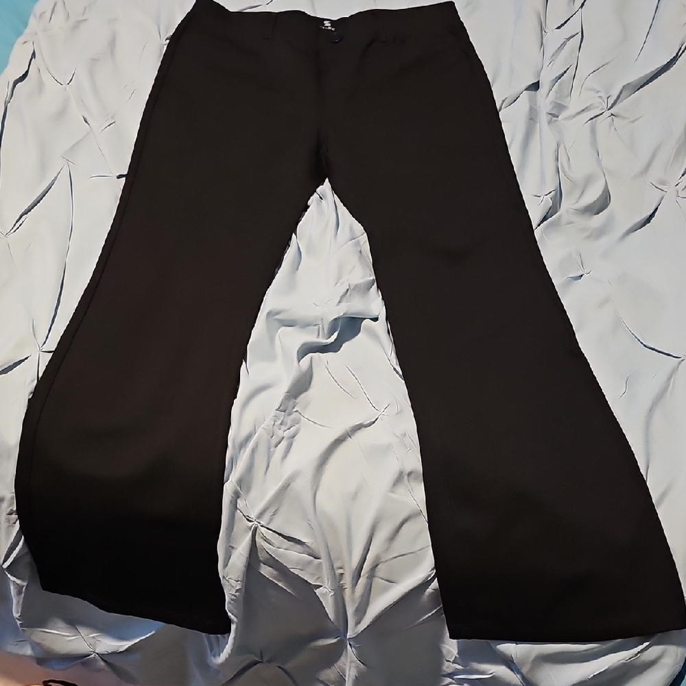 Classic Black Flare Pants Versatile Boot Cut